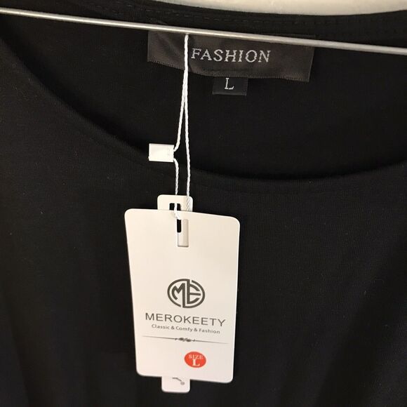 Dress L with tags black and red long - Picture 6 of 6